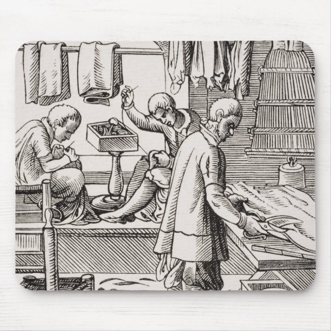 Schneider, Wiedergabe eines Holzschnitts Mousepad (Vorne)