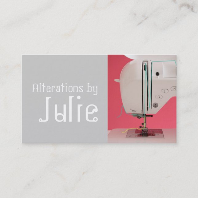 Schneiderwechsel Schneiden Seamstress Schneider Visitenkarte (Vorderseite)