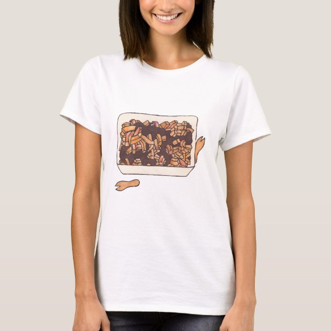 Schneidet n-Soße in Stücke T-Shirt (Vorderseite)