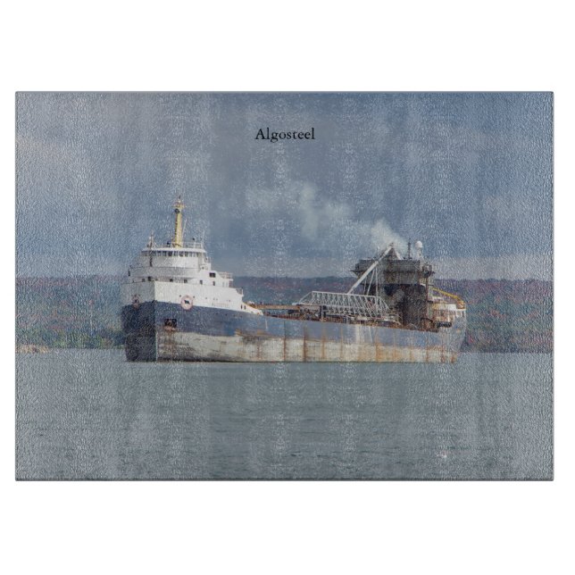 Schneidplatte aus Algostahl Schneidebrett (Vorderseite)