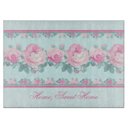 Schneidplatte aus personalisiertem Shabby Chic Schneidebrett
