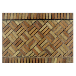 Schneidplatte - Ziegelmuster Schneidebrett