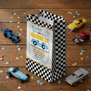 Schnell & Drei Rennwagen 3. Geburtstagsfeier Kleine Geschenktüte