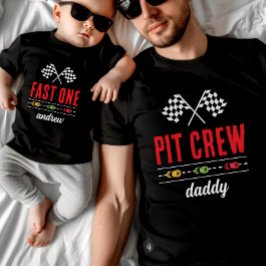 Schnell ein Black Race Car Baby Baby T-shirt