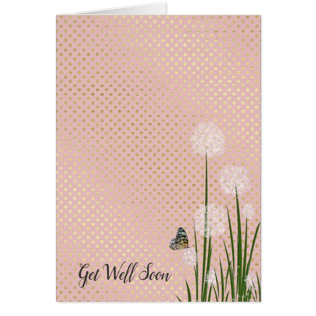 Schnell einen Schmetterling in der Puff Blume (Vorne)