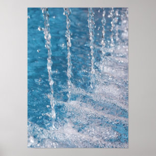 Schnell fließendes Wasser Poster