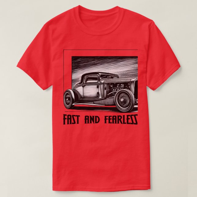 Schnell furchtlos T-Shirt (Design vorne)