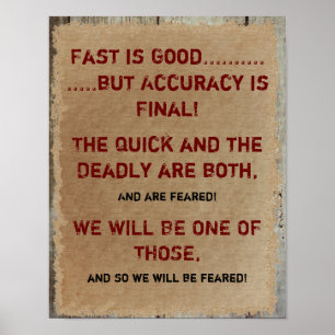 Schnell Gezeichnet Motivationspopster Poster