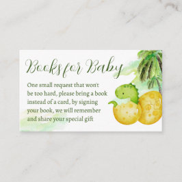 Schnell grüne Baby-Dinosaurier-Bücher für Baby Begleitkarte