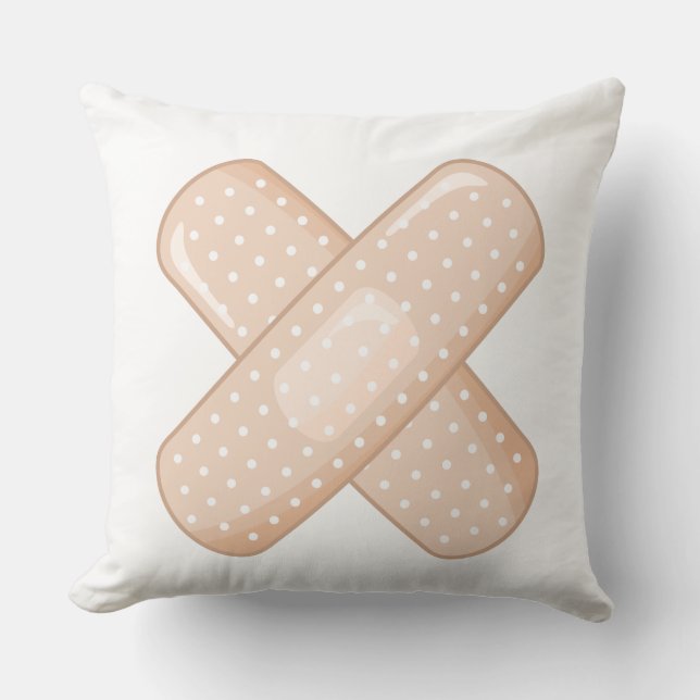 Schnell gut Bandaid (Nurse Care Crossed Plaster) Kissen (Vorderseite)