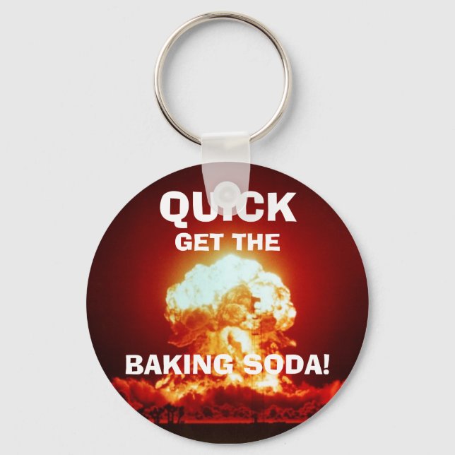 Schnell, holen Sie sich die BAKING SODA! Schlüsselanhänger (Vorderseite)