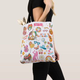Schnell Inspiriert Groovy Tote Bag