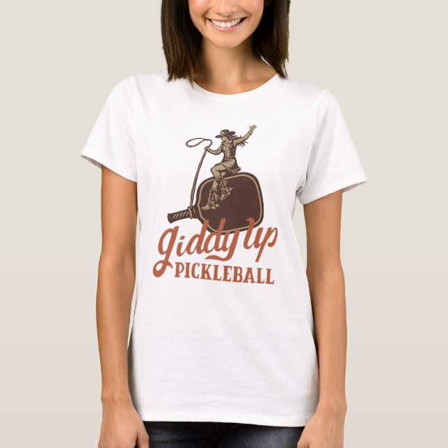 Schnell los Pickleball T-Shirt (Vorderseite)