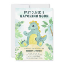 Schnell Niedlicher Junge Dinosaur Babydusche