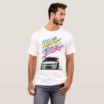 Schnell-T-Shirts Rennwagen Geburtstagsrennen