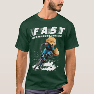 Schnell wie mein bester Freund Biker Biker Mountai T-Shirt