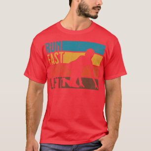 Schnelldreher Verlassen Sprint-Entflechtungsläufer T-Shirt
