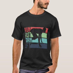 Schnelldreher Verlassen Sprint-Entflechtungsläufer T-Shirt