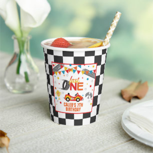 Schnelle 1 Racing Geburtstagsparty Cup Pappbecher