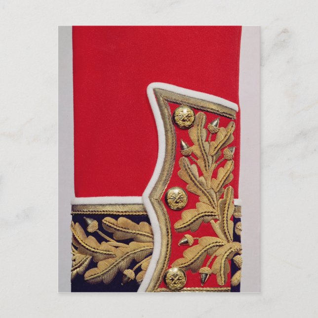Schnelle Details einer Uniform der britischen Arme Postkarte (Vorderseite)