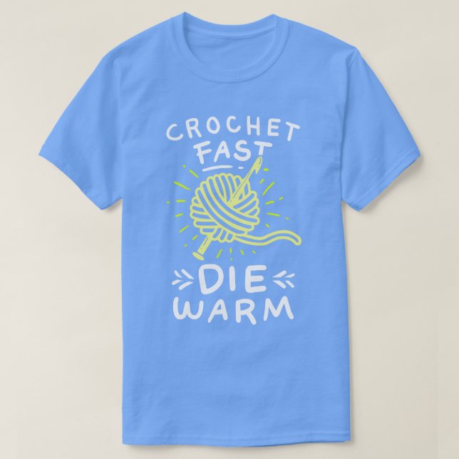 Schnelle Die des Crochetts T-Shirt (Design vorne)
