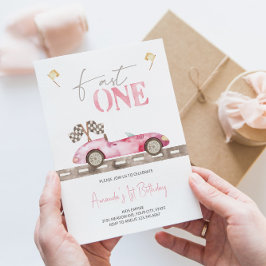 Schnelle Einladung eines Rennwagens zum Geburtstag