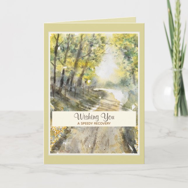 Schnelle Erholung Karte (Vorderseite)