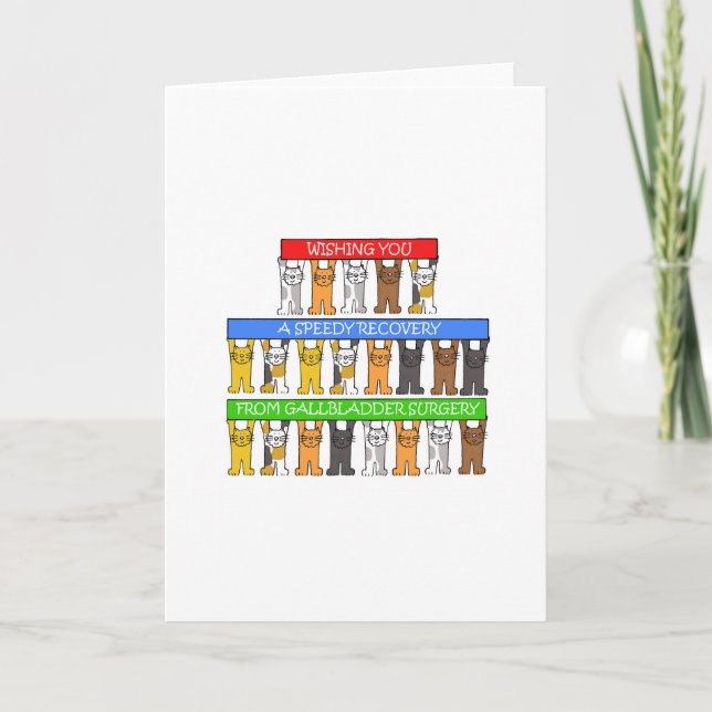 Schnelle Erholung von Gallblase Operation Karte (Vorderseite)