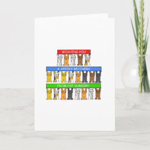 Schnelle Erholung von Niedlichen Katzen Angesagter Karte