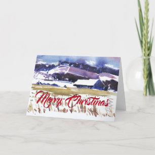 Schnelle Freeze Feiertagskarte