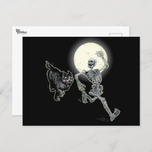 Schnelle Knochen Postkarte