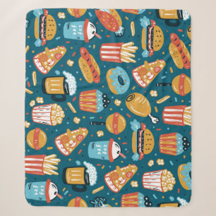Schnelle Lebensmittelsymbole: Vintage Doodles Sherpadecke