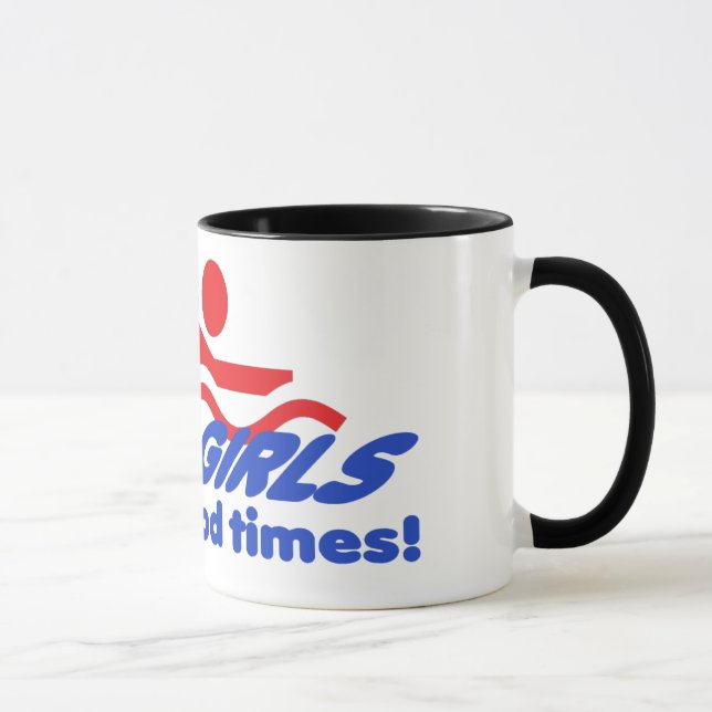 Schnelle Mädchen-Wecker-Tasse Tasse (Rechts)