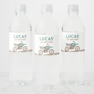 Schnelle ONE Dirt Bike Wasserflaschenetiketten Wasserflaschenetikett