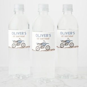 Schnelle ONE Dirt Bike Wasserflaschenetiketten Wasserflaschenetikett
