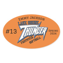 Schnelle Pitch-Aufkleber am Seeufer