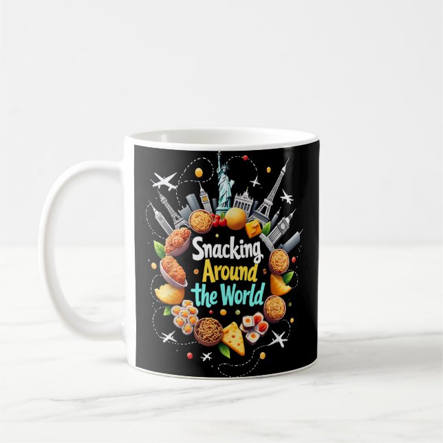 Schnelle Reise durch die Welt Kaffeetasse (Links)