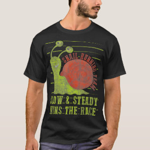 Schnelle Running Team Langsam Steady gewinnt Renne T-Shirt