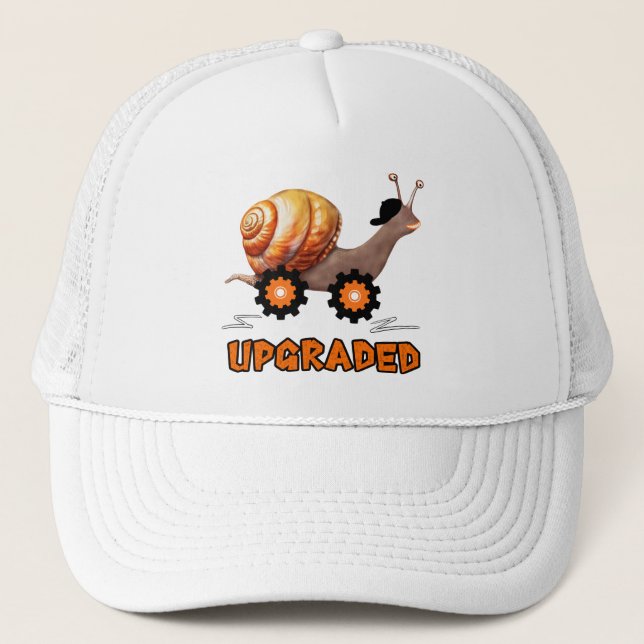 Schnelle Schnecke Truckerkappe (Vorderseite)