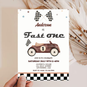 Schnelle Vintage Niedliche Autos Einladungen zum G