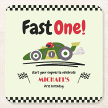 Schnelle Vintage Rennwagen zum ersten Geburtstag