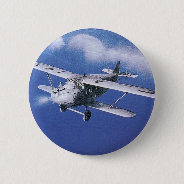 Schneller Azur Button (Vorderseite)