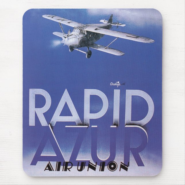 Schneller Azur Mousepad (Vorne)