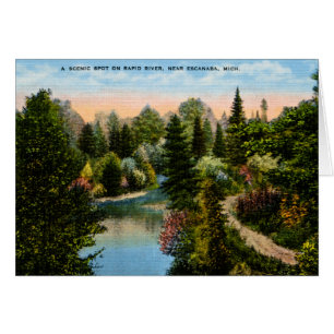 Schneller Fluss Escanaba, Michigan