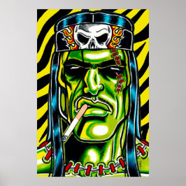 Schneller Frankie™/Heavy Metal Monster Poster