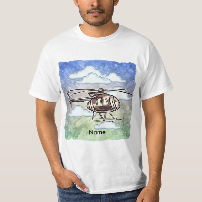Schneller Hubschrauber  T-Shirt (Vorderseite)