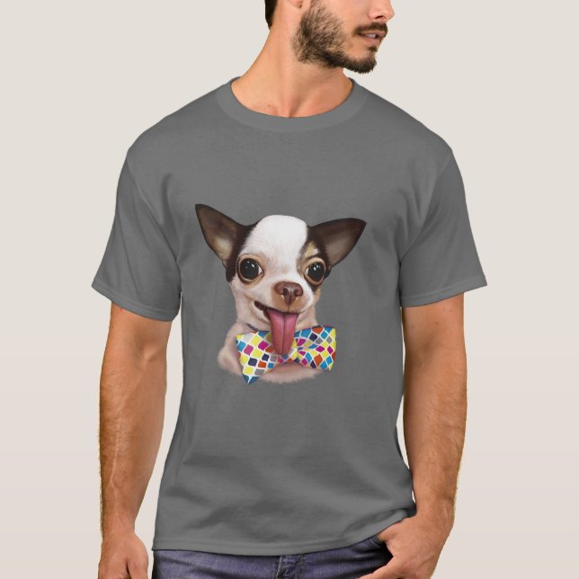 Schneller Jungen-Jungechihuahua-T - Shirt (Vorderseite)