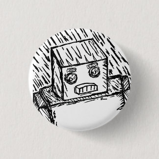 Schneller KARL Nachdenklicher Roboter Button