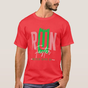 Schneller laufen - nie aufgeben - Motivation - Spo T-Shirt