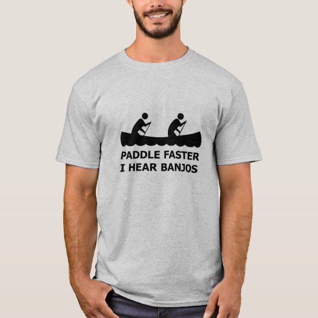schneller paddeln T-Shirt (Vorderseite)